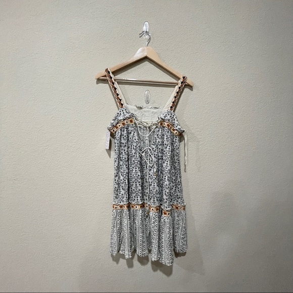 NWT Free People Boarderline Tank Linen Blend Dress - Picture 5 of 10